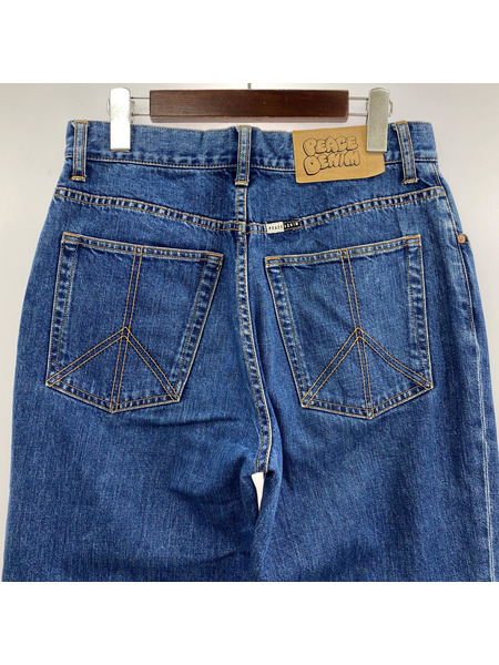 PEACE DENIM フレア デニムパンツ (S)