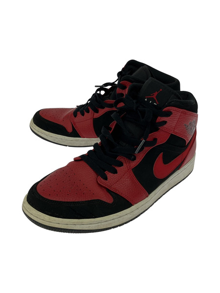 NIKE AIR JORDAN 1 MID REVERSE BRED (27.5cm) 554724-054