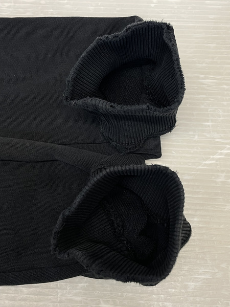 SAINT LAURENT 18AW ダメージ加工 ロゴ フーディー M