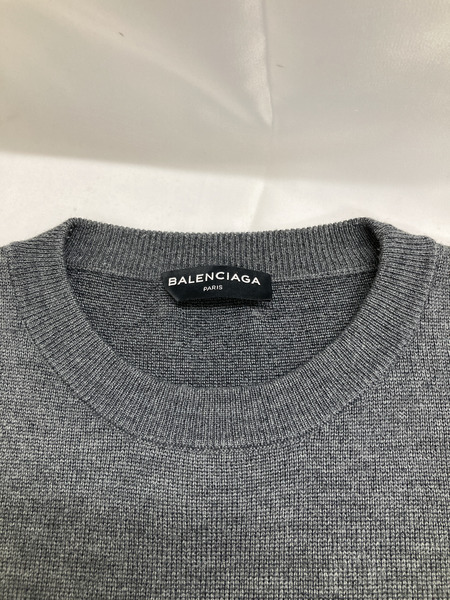 BALENCIAGA L/Sニット グレー 