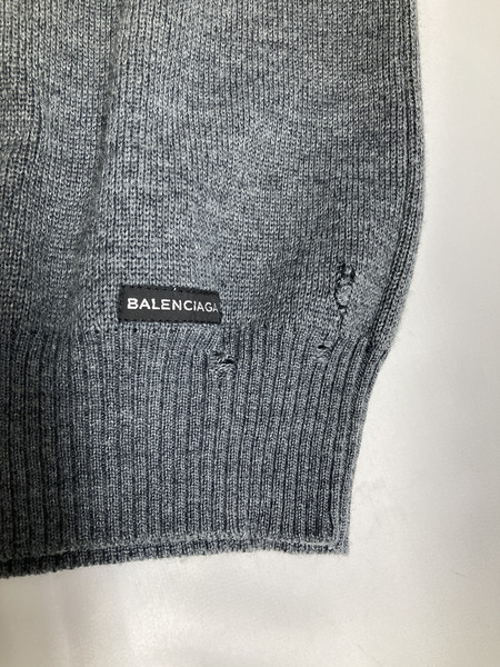 BALENCIAGA L/Sニット グレー 