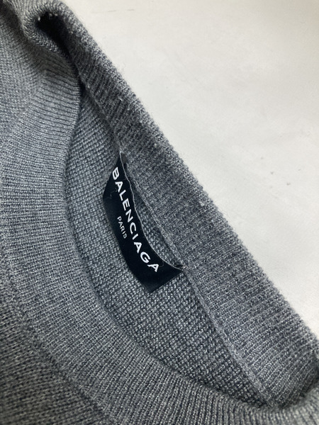 BALENCIAGA L/Sニット グレー 