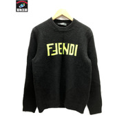 FENDI カシミア ロゴニット ブラック