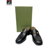 GUCCI ヨルダーン ホースビット ローファー BLK 22.5cm相当 レディース 靴