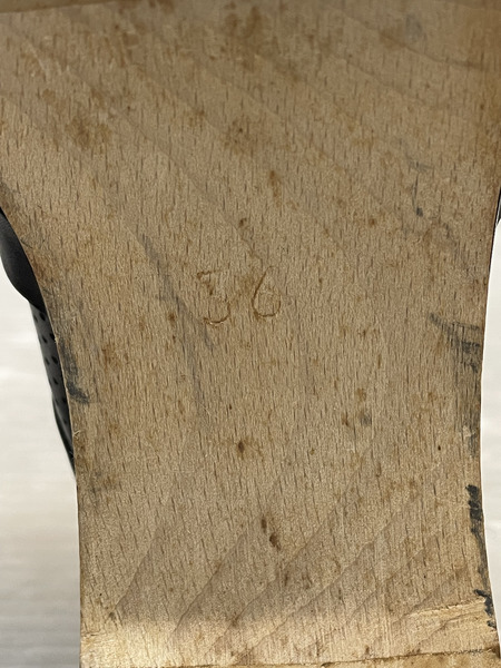 HERMES パンチングレザー サボサンダル 36 黒[値下]