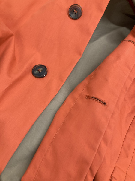 GUCCI ステンカラーコート オレンジ (48)