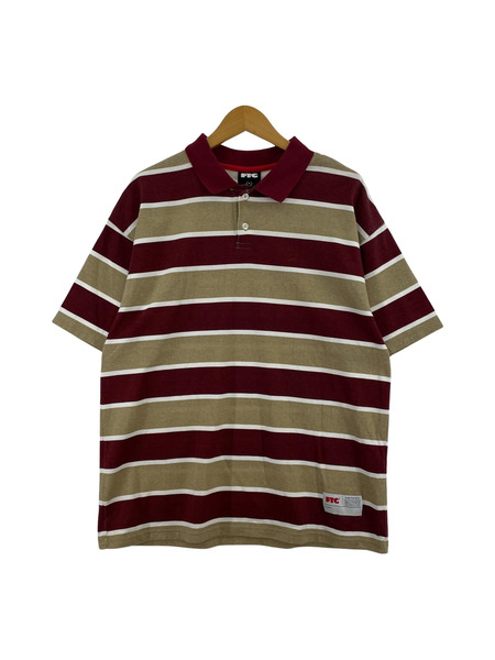 FTC STRIPE POLO SHIRT 23ss M