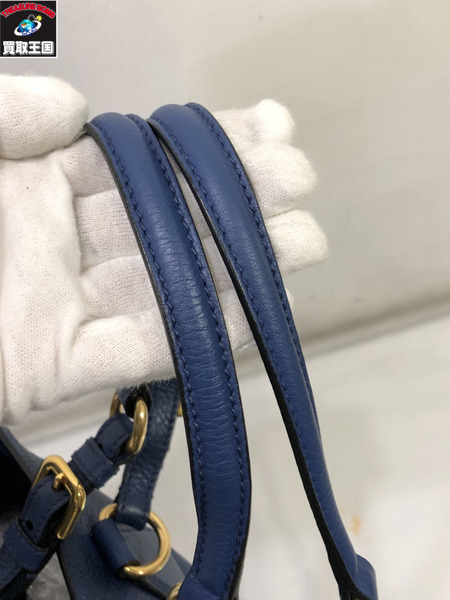 PRADA トートバッグ ヴィッテロフィニックス ブルー