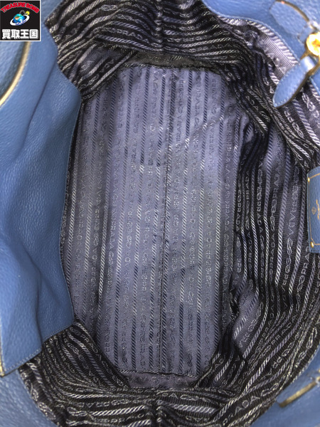PRADA トートバッグ ヴィッテロフィニックス ブルー