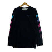 OFF-WHITE 長袖Tシャツ・カットソー 19SS DIAG GRADIENT L/S TEE (M)