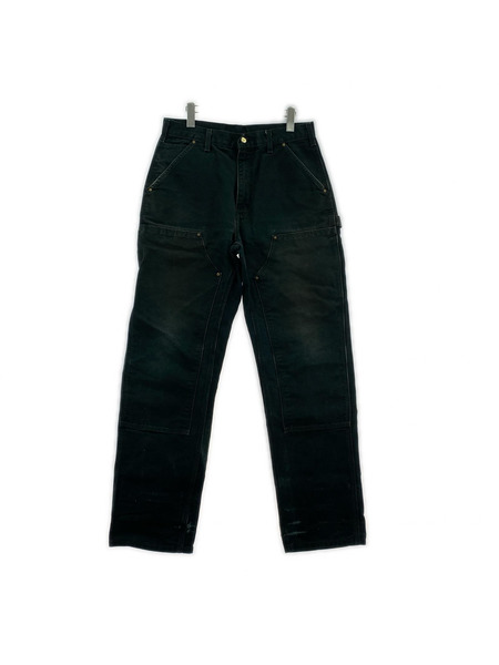 Carhartt パンツ 00s mexico製 ダブルニーパンツ W32 BLK