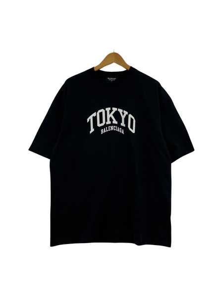 BALENCIAGA 612966 TLVK6 TOKYOオーバーサイズTシャツ[値下]