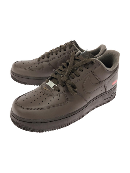 Supreme × Nike Air Force 1 Low Baroque Brown  CU9225-200