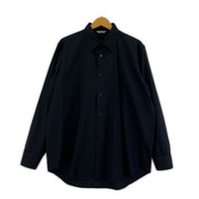 AURALEE 長袖シャツ UPER FINE TROPICAL WOOL SHIRT NVY 3