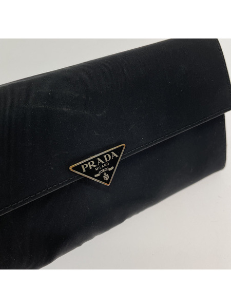 PRADA ナイロン ファスナー付キ長財布