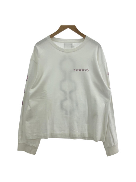 ROTOL/L/S Tee/1/ホワイト