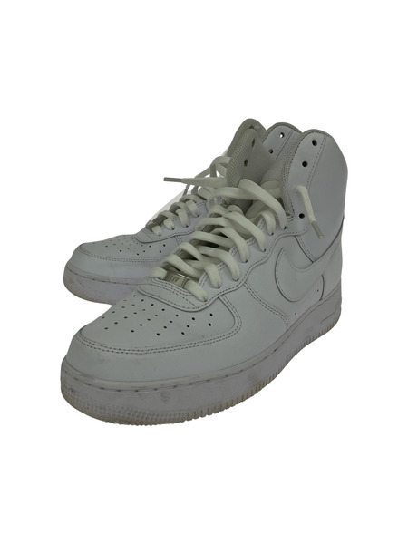 NIKE CW2290-111 AIR FORCE 1 HIGH 07 28.5cm ストラップ＆紐付キ