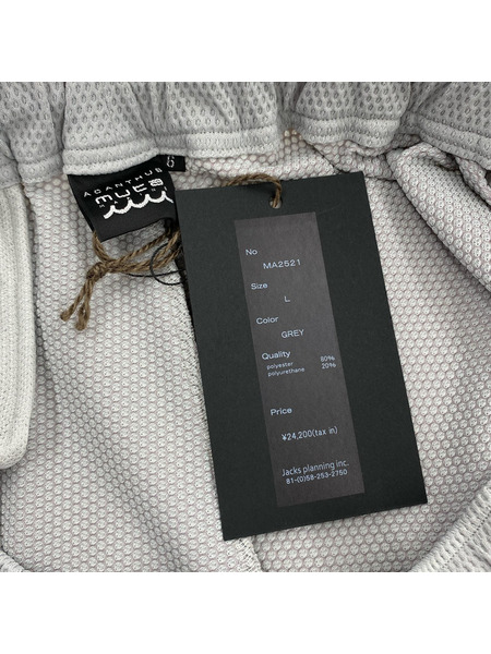 ACANTHUS ショートパンツ ×muta MARINE メッシュ イージーショーツ グレー L