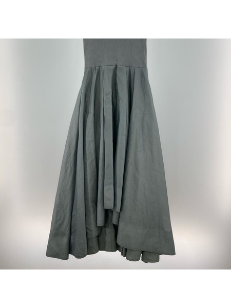 snidel ノースリーブワンピース ニットドッキングシアーワンピ  ONE GRY