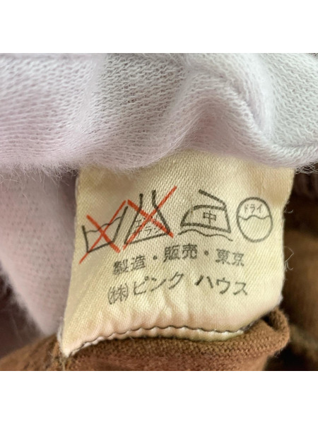 OLD・VINTAGE ジャケット 90s PINK HOUSE スタジャン ブラウン