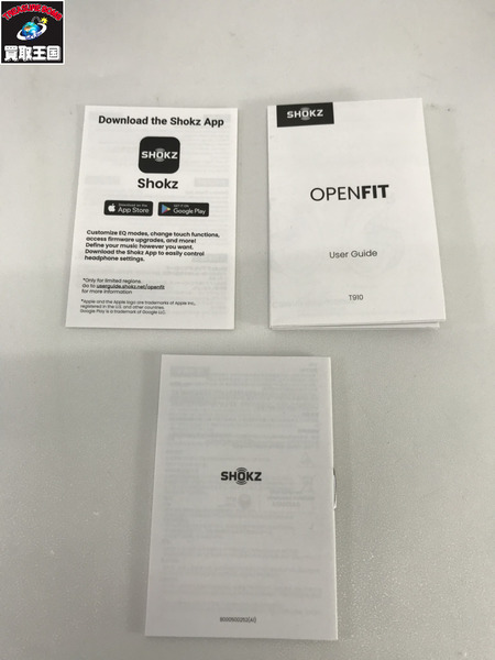 イヤホン/ヘッドホン Shokz OpenFit ブラック