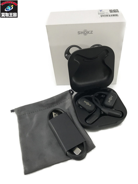 イヤホン/ヘッドホン Shokz OpenFit ブラック