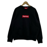 Supreme Box Logo Crewneck ボックスロゴスウェット S ブラック