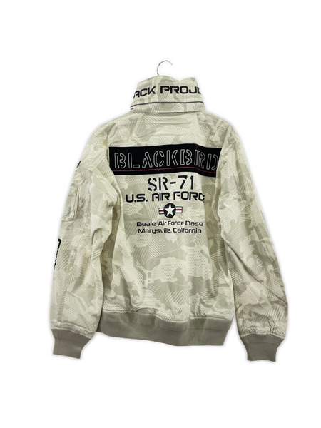 AVIREX ジャケット BLACKBIRD STAND ZIP ミリタリージャケット (L)