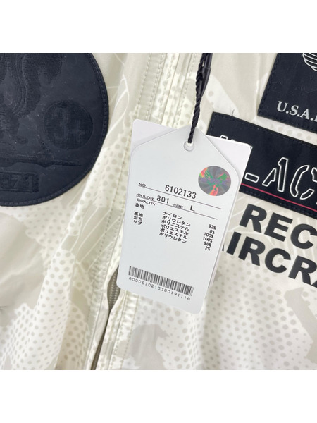 AVIREX ジャケット BLACKBIRD STAND ZIP ミリタリージャケット (L)