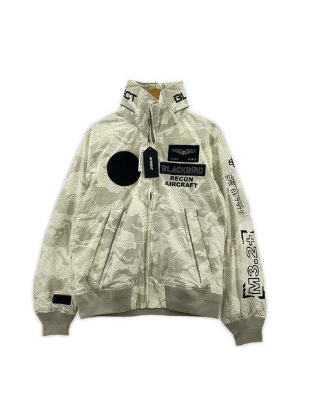 AVIREX ジャケット BLACKBIRD STAND ZIP ミリタリージャケット (L)