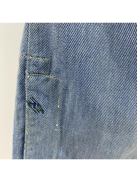 OLD・VINTAGE パンツ 40s~50s スイス軍 デニムワークパンツ サスペンダーボタン