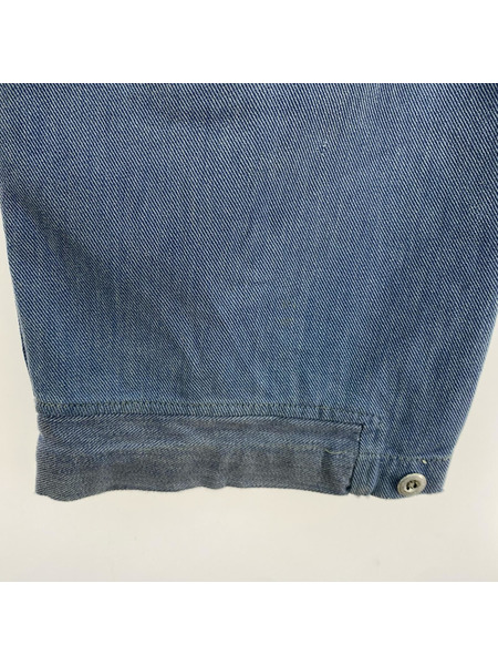 OLD・VINTAGE パンツ 40s~50s スイス軍 デニムワークパンツ サスペンダーボタン