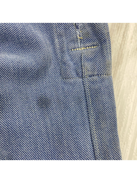 OLD・VINTAGE パンツ 40s~50s スイス軍 デニムワークパンツ サスペンダーボタン