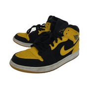 NIKE AIR JORDAN 1 MID (26.5) 554724-035 イエロー×ブラック