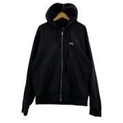 STUSSY パーカー(ジップアップ) Stock Logo full zip hoodie (XL)