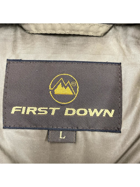FIRST DOWN ダウンベスト 642203 カーキ