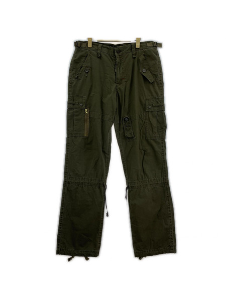 パンツ PALMS AND LABSKIE カーゴパンツ カーキ
