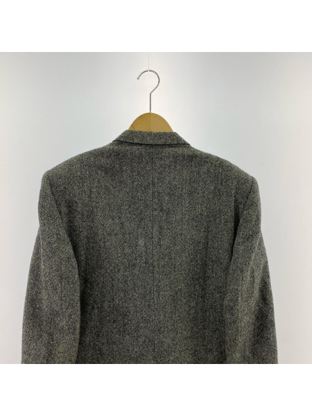 COMME des GARCONS HOMME 80s デカオム ツイードジャケット S グレー