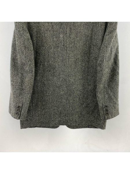COMME des GARCONS HOMME 80s デカオム ツイードジャケット S グレー