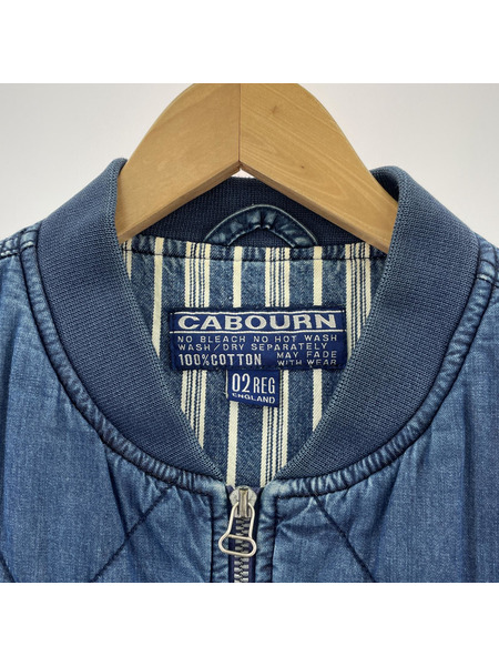 Nigel Cabourn キルティングデニム ベスト size02 REG