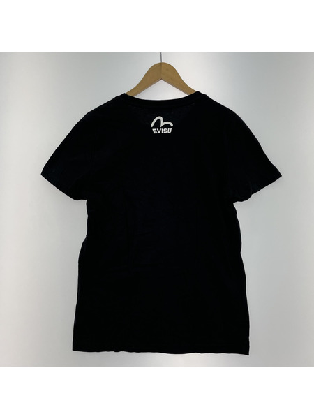 EVISU S/S スターロゴtee 黒