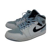 NIKE Air Jordan 1 Mid Ice Blue Nubuck (27.5)