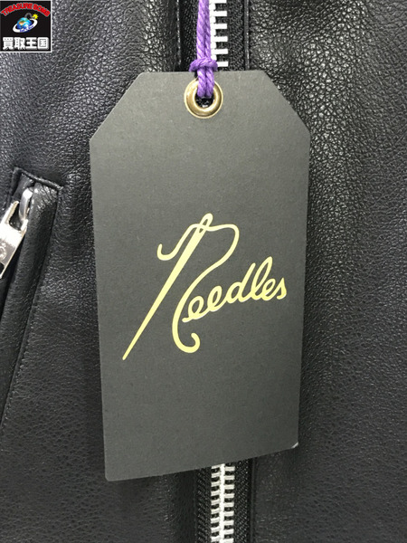Needles レザージャケット NOMA Faux Leather Riders フェイクレザー ライダース　size4