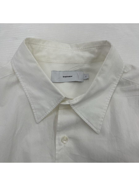 graphpaper 長袖シャツ BroadOversizedRegularShirt F ホワイト