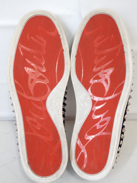  Christian Louboutin /スタッズ/スリッポン/37 1/2