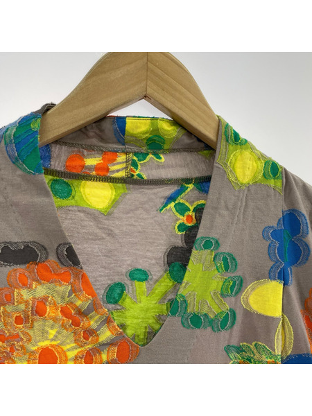 HaaT 長袖シャツ サイケテリック柄 L/Sカットソー 総柄