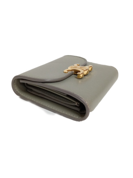 コンパクトウォレット CELINE/トリオンフ/三つ折りコンパクトウォレット