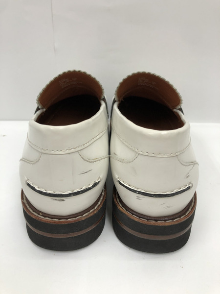 COACH/LENOX LOFER/レノックスローファー/白/23.5cm