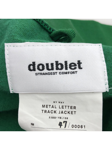 doublet/22SS/METAL LETTER TRACK JACKET｜商品番号：2100206994078