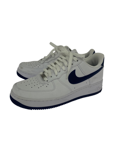 NIKE AIR FORCE 1 '07 LOW 27.0cm 白紺